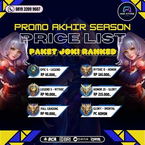 mod termurah Booster Rank Terpercaya dan masukkan kode Pemburu promo irit dompet yakin token tidak gagal image 1